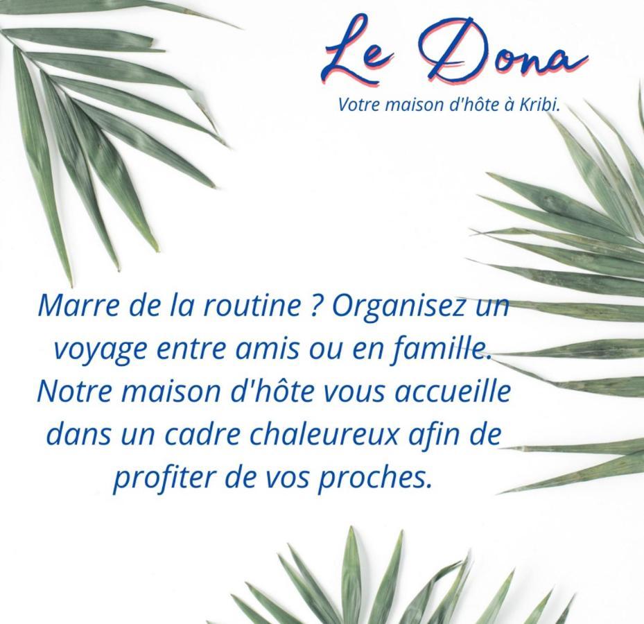 Le Dona Kribi Hotel Bagian luar foto